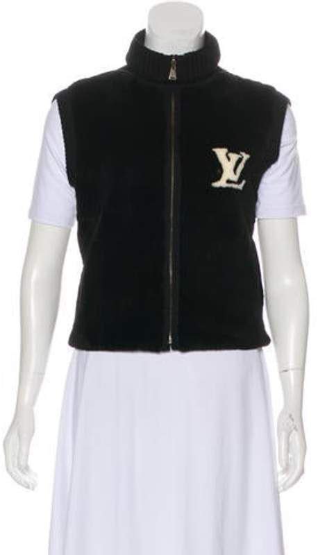 Louis Vuitton Cut Away Vest Monogram White .